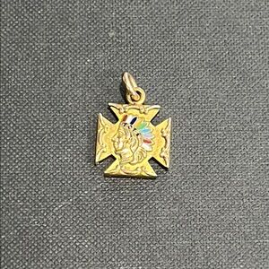 Antique‎ Fraternal Order of Red Men Pendant Watch Fob
